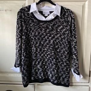 Long Sleeve Textured Shirt